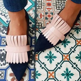 Ms single shoes�W���L���Q�¿���^ƴɫƽ�ל\��Ůʿ��a��Ь-43