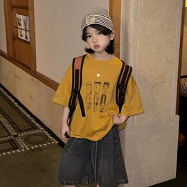 童裤;童T恤;儿童牛仔裤