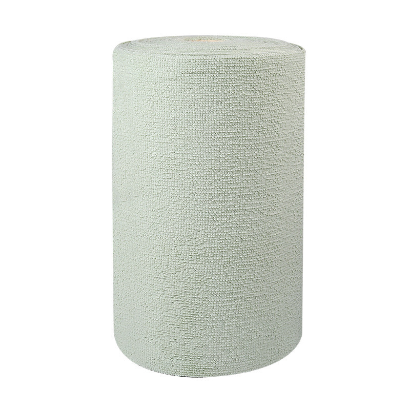 Cocina desechable perezosa espesa tela de lavado de platos de agua seca y húmeda doble uso enrollamiento de artículos de cocina puros fuertes absorción de agua