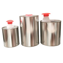 250ml打孔罐圆形油罐pvc油漆圆罐油铁罐包装马口铁金属罐