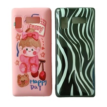 非洲热销手机壳小型号磨砂彩色打图TPU适用于三星SAM B310手机壳