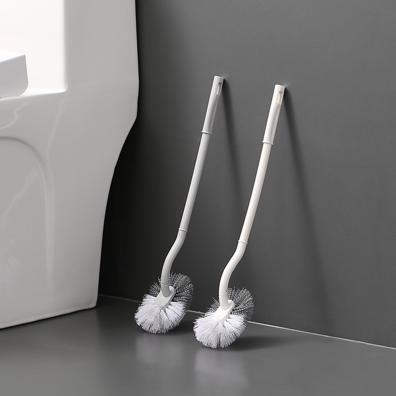 Japanese-style toilet brush without dead ends home bathroom toilet brush wall-mounted toilet squat cleaning long handle