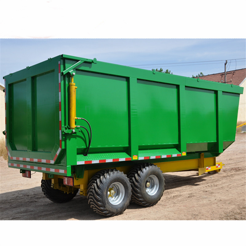 厂家供应 拖拉机拖车拉货斗子后斗平板车 自卸后翻农用运输车拖车