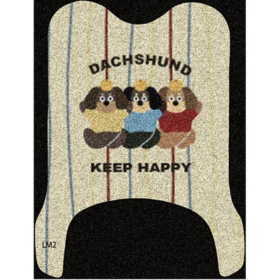 Suitable for Milamido electric: Electric vehicle foot mat - dachshund