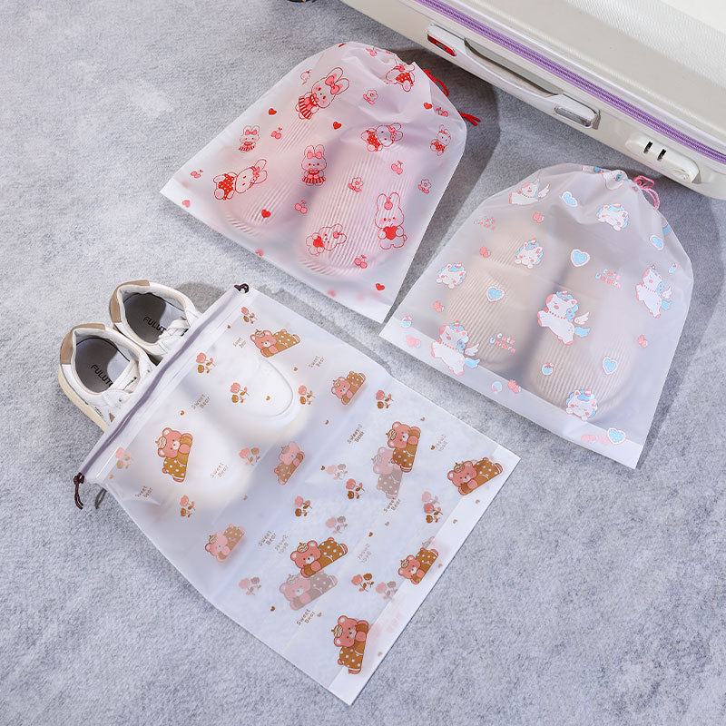 Shoe storage bag, dustproof and moisture-proof drawstring pouch, student dormitory shoe bag, anti-yellowing travel bag