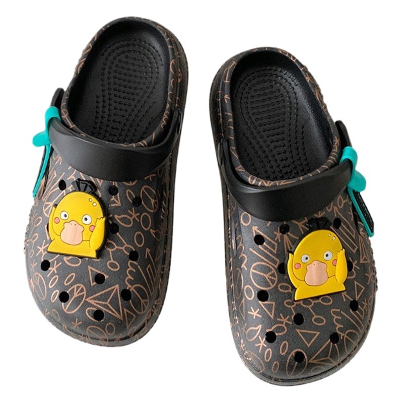 Verano slip-on zapatos de suela gruesa agujero al por mayor al aire libre antideslizante DIY zapatos de playa sandalias cerradas dedo del pie zapatillas de verano de las mujeres de PVC