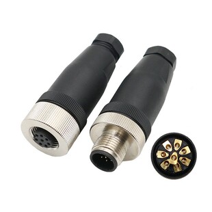 M12�B����4о5о8о��ĸ�^ �⺸��ᔉ��Ӻ��ղ��^ IP67��ˮ������