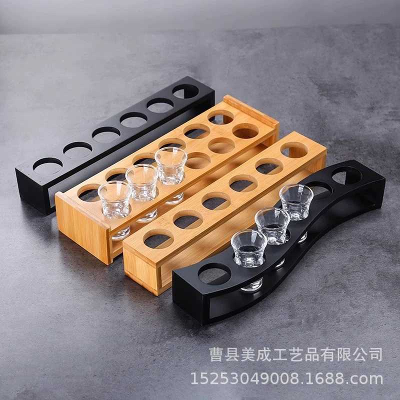 Деревянная пористая бокаль для бокала белого вина