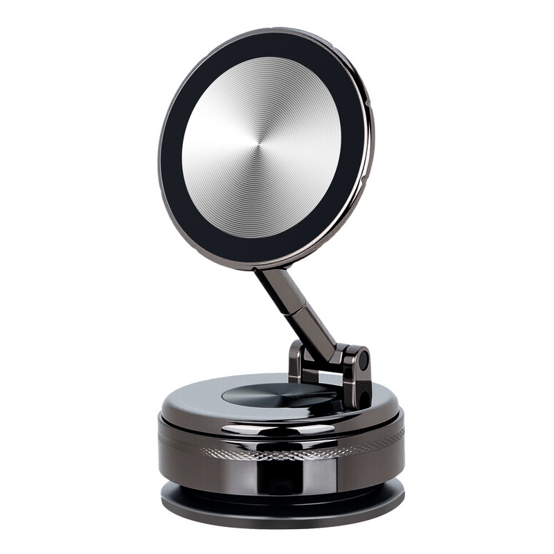 在庫あり 真空吸着式多機能吸盤回転昇降式折りたたみ式車載磁気吸着スマホホルダー