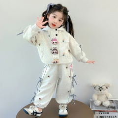 女童秋季巨好看套装小女孩洋气婴幼儿1一3岁女宝宝秋装小女孩洋气