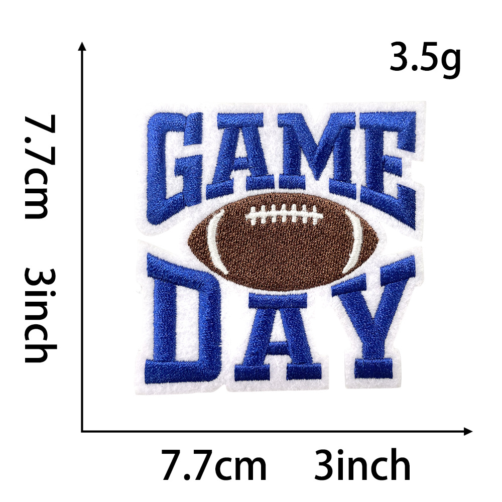7g Weight Clothing Sticker Patches Classification 1 Piece, 1 Set Quantity Polyester Material Letter Pattern Vintage Style Style 1 Piece 1 Set Vintage Style Letter Polyester Clothing Sticker Patches 9