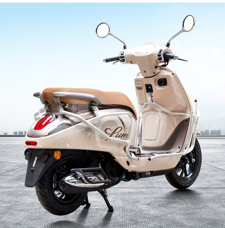 Suitable for Haojue Lumi125 Bumper Scooter Protection Bar, Front and Rear Full Surround Protective Bar Modification Accessories