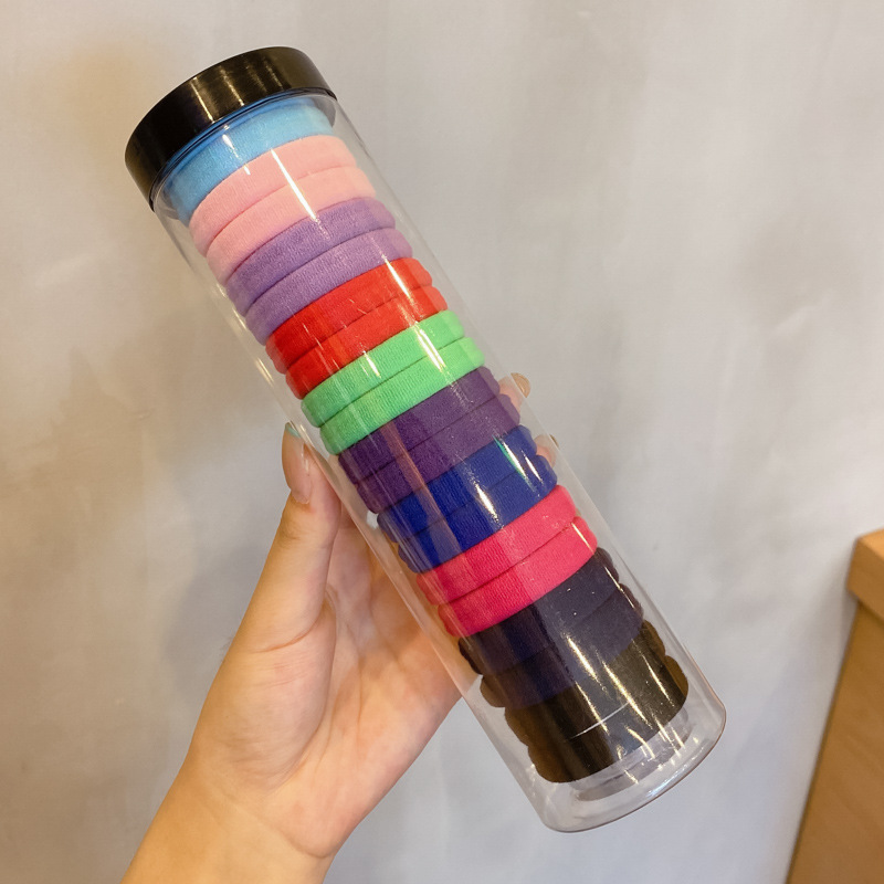 Cabeza de la cuerda 2025 nuevo anillo de cabello de alta calidad mujer correa de cabello de alta elasticidad cuerda de cabello duradera para mujeres cubierta de cuero tocado