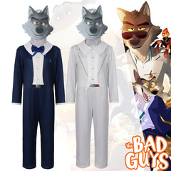 クロスボーダー The Bad Guys バッドガイズ アライアンス cos ビッグ バッド ウルフ ミスター。 オオカミ コスプレ ステージパフォーマンス服