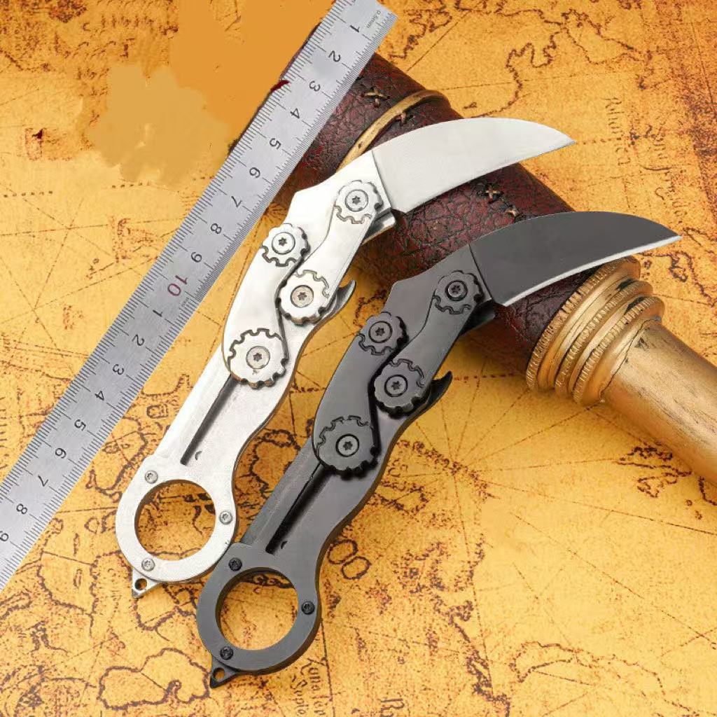 户外刀多功能小刀便携折叠刀高硬度持久锋利野外求生战术刀水果刀