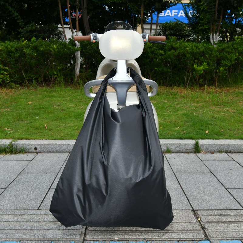 Motuoche Electric Motorcycle Helmet Storage Bag Waterproof Anti-theft Large Capacity (Other Electric Vehicle Accessories) - black-crossbody-helmet-bag