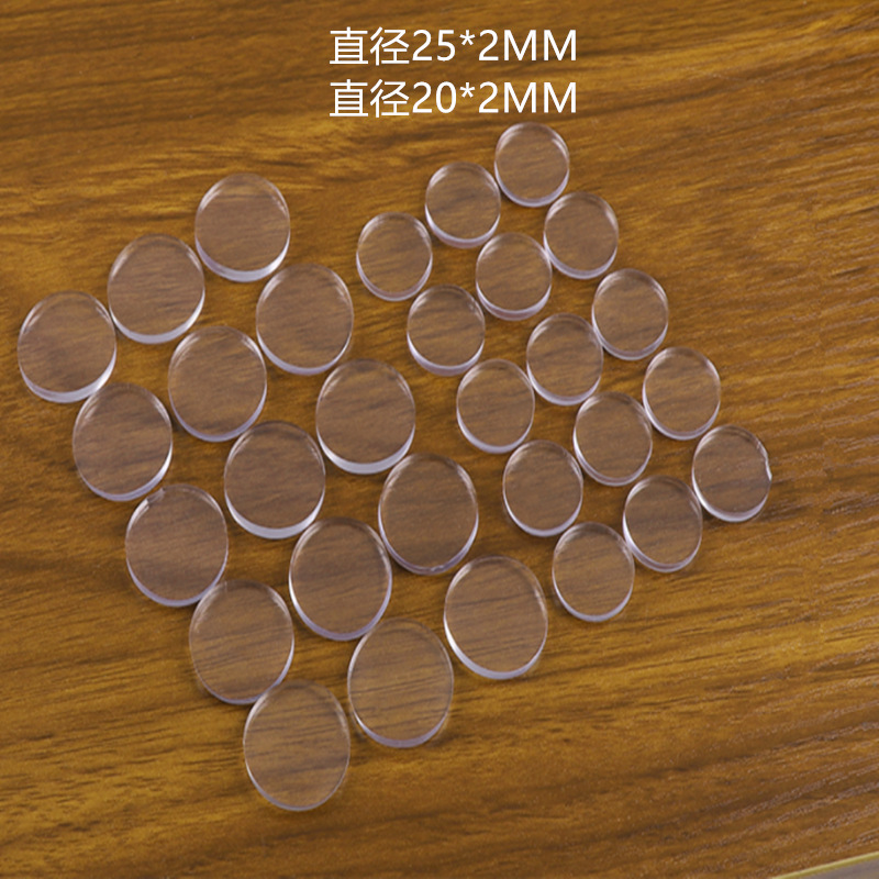 Alfombrilla antideslizante de PVC, almohadilla antideslizante para asiento de inodoro, almohadilla autoadhesiva para pies de altavoz, pegamento para vidrio que absorbe los golpes, partículas anticolisión, goma de silicona