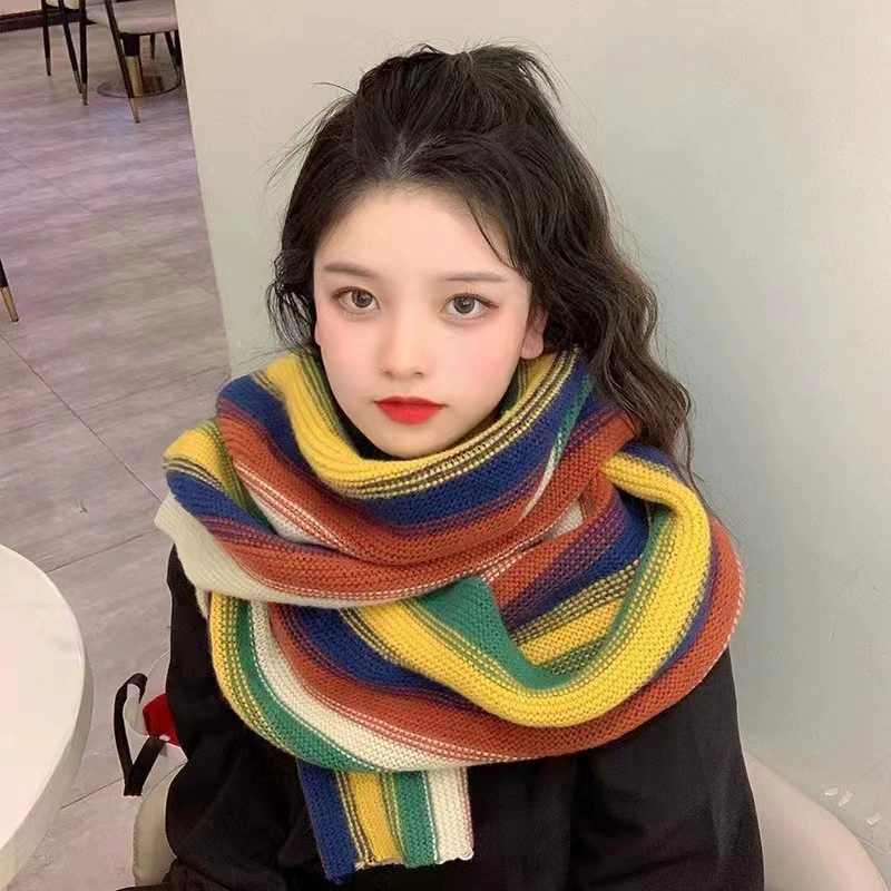 2023 осень и зима Новая небольшая Пакетная обработка для отображения на образец 3 иглы Игла на заказ завод по обработке шерстяных шарфов