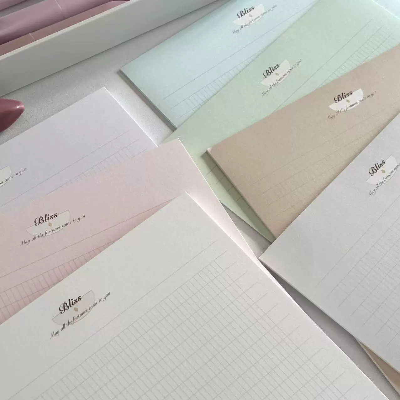 Bliss | девушки классический минималистский стиль кремовый смысл большой области письма супер толстый выстрел бумаги 120g двухсторонний