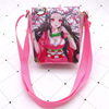 Cartoon trend one-shoulder bag, polyurethane handheld organizer bag, shoulder bag