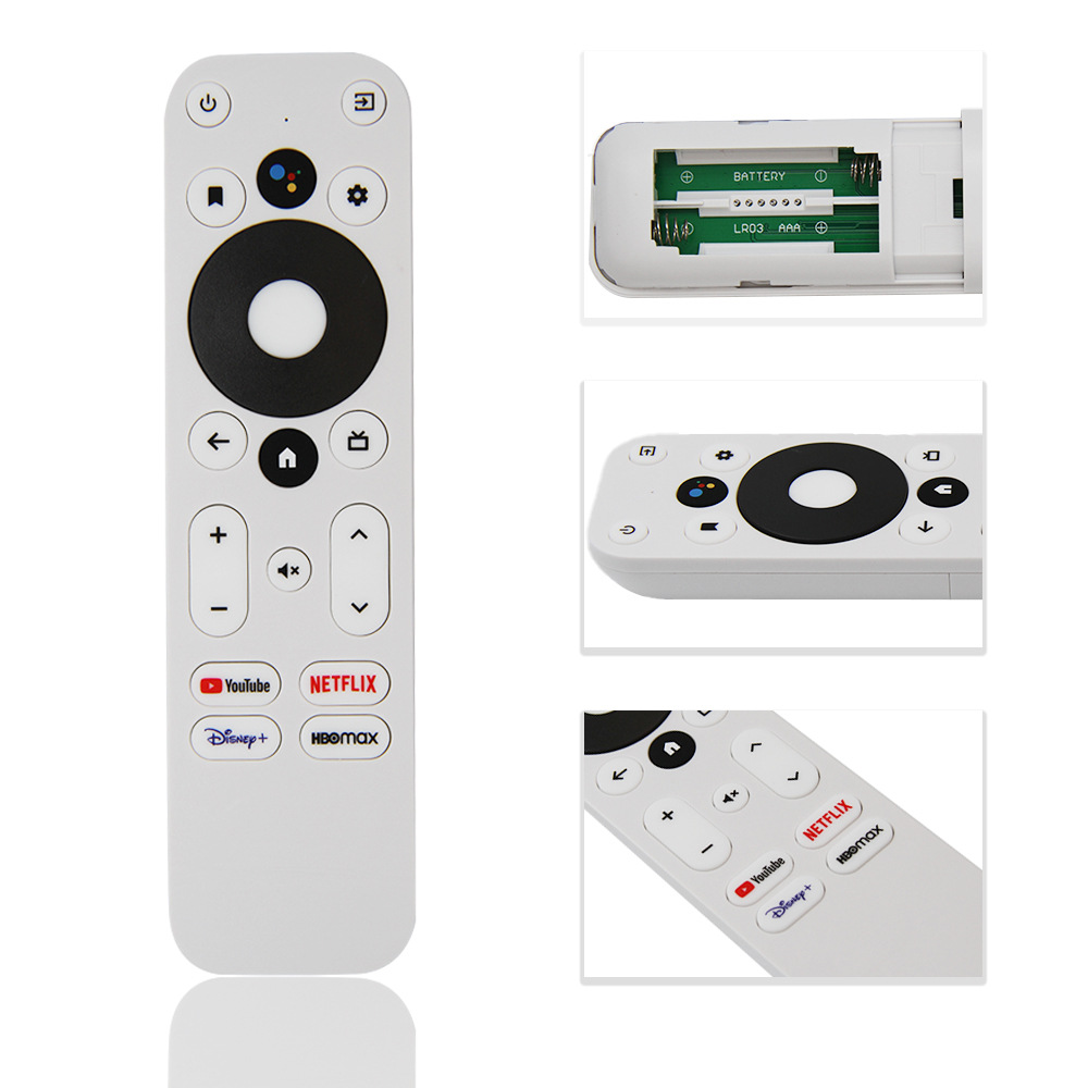 Control Remoto por Voz Bluetooth e Infrarrojos Compatible con Google/Onn Android TV Box G9N9N