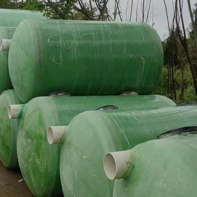 3立方农村改造家用化粪池玻璃钢化粪池模压化粪池三格化粪池厂家