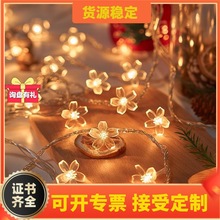 轡批发定 制led灯串户外露营氛围灯生日灯带玫瑰花彩灯星星灯求婚