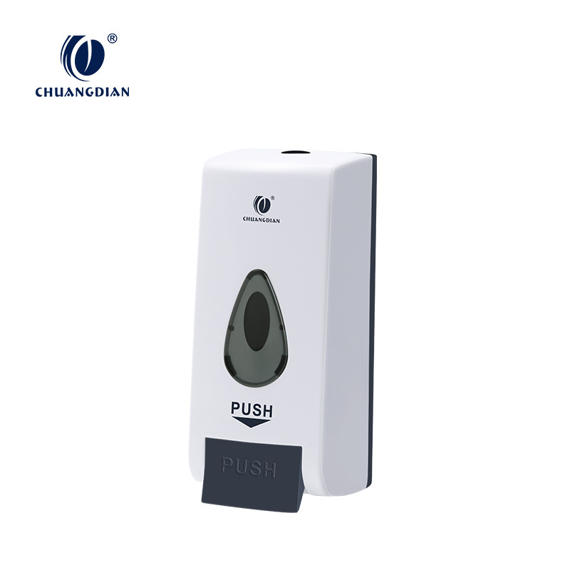 Dispensador de jabón manual para baño de hotel y centro comercial, montado en la pared, dispensador de jabón en espuma sin taladro.