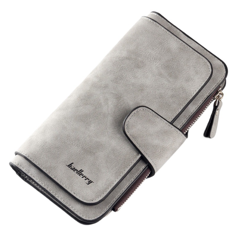 Long Women's Wallet, Women's High-End Buckle Coin Purse, Multi-Card Slot Mobile Phone Bag, Clutch Bag, Wallet Card Holder