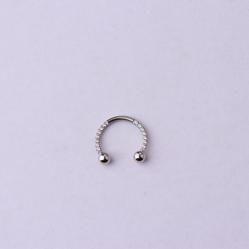 Nose Rings & Studs Fashion Geometric 316 Stainless Steel  Plating display picture 9