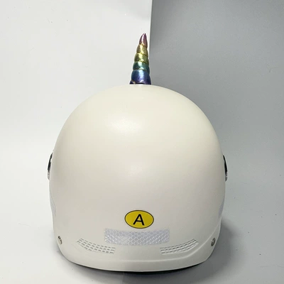 Cartoon Rainbow Unicorn Accessories – Motosiklet dəbilqələri