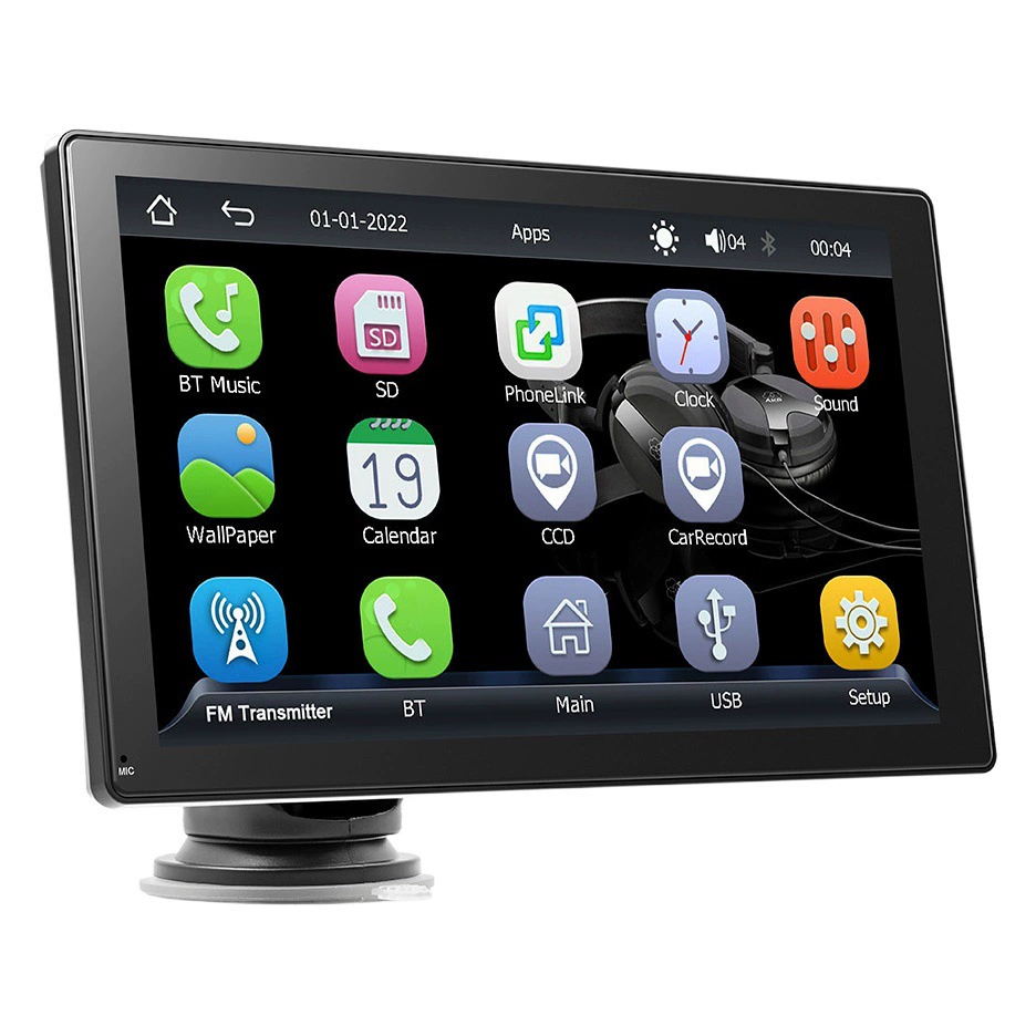 Новый портативный 9-дюймовый HD-большой экран Автомобильный Bluetooth MP5-плеер Беспроводной автомобильный радиоприемник CarPlay