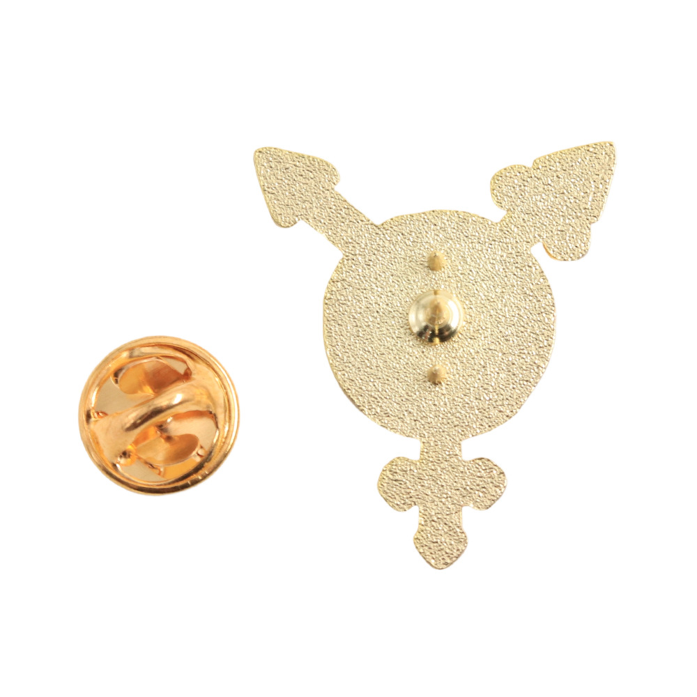 Five-Pointed Star Badge Non-Binary Badge Gothic Punk Brooch Friends Family Classmate Gift Backpack Hat Accessories