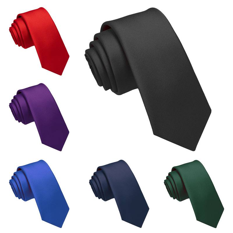 1PC men's 8cm solid color twill business fashion hand tie, party wedding banquet clothing matching tie 1PC men's 8cm solid color twill business fashion hand tie, party wedding banquet clothing matching tie