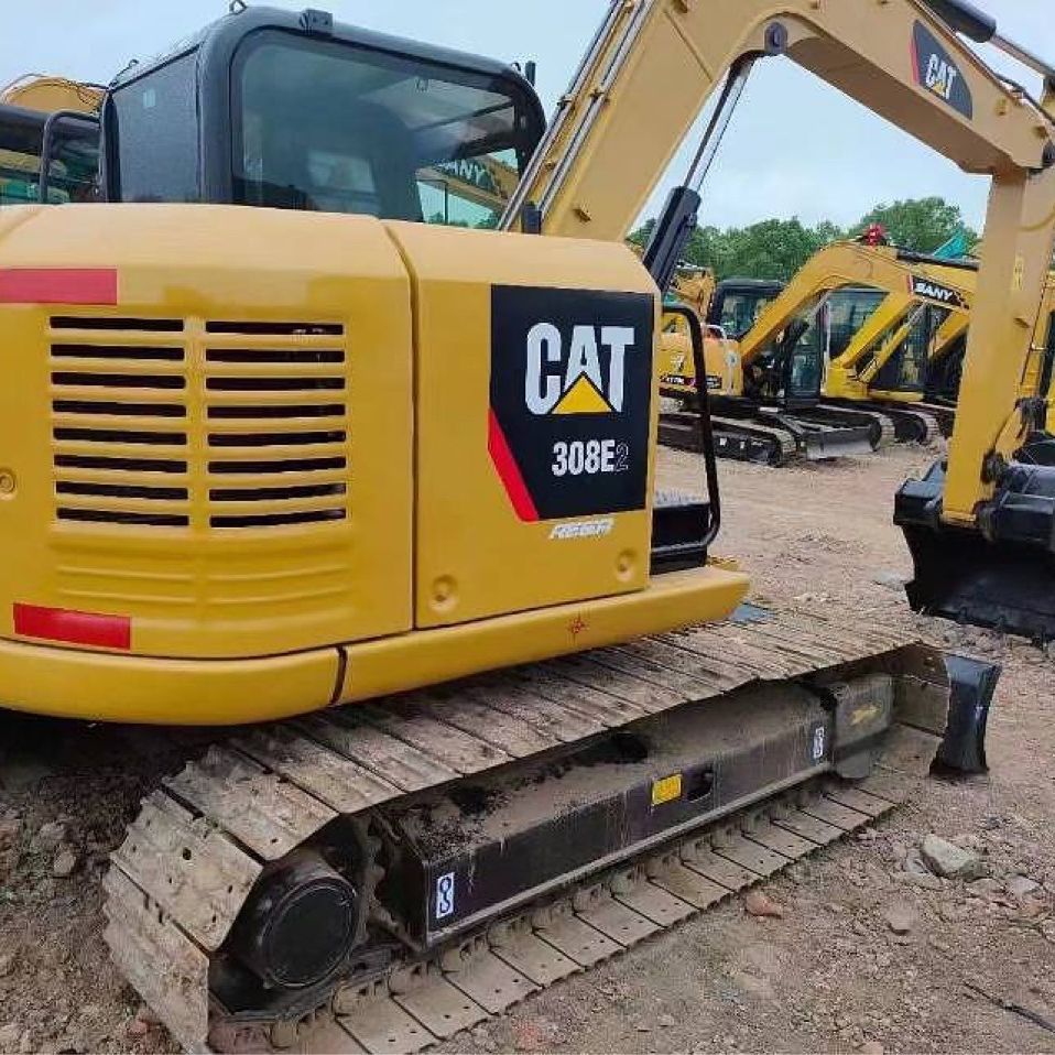Exportación de comercio exterior de segunda mano Carter 308 y 307 excavadoras con cabeza de trituración