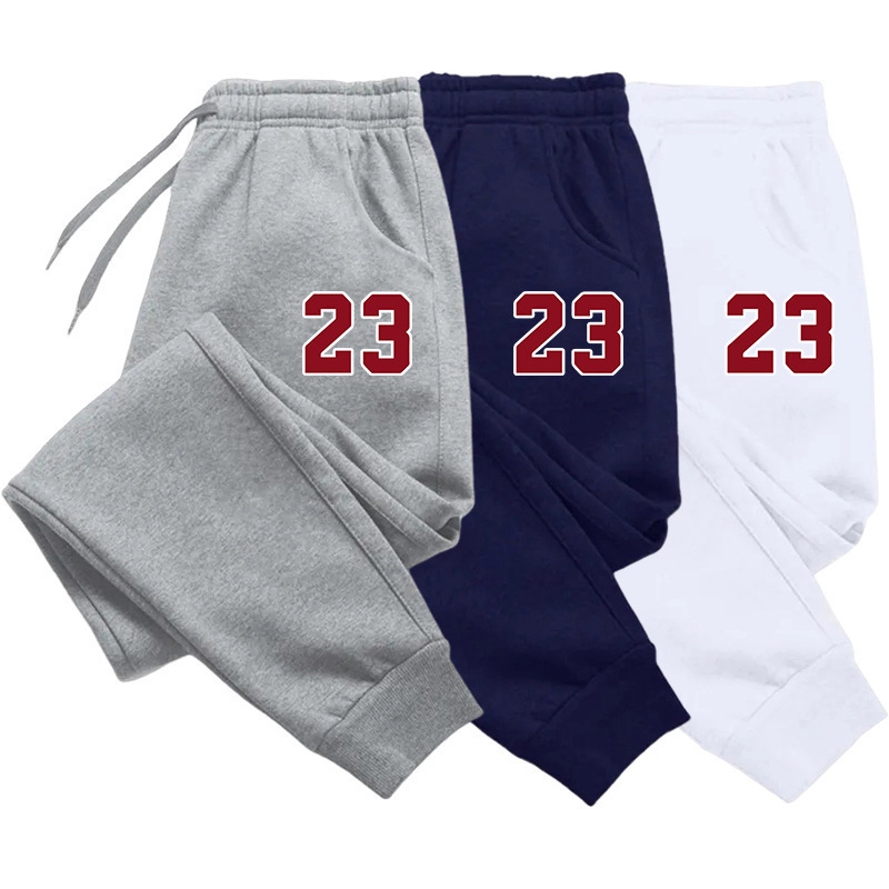 Factory Direct Sales Cross-Border Men's 23 Printed Sports Pants, Warm Jogging Pants, Multi-Pocket Outdoor Pants, Straight-Leg Pants, New Autumn and Winter Factory Direct Sales Cross-Border Men's 23 Printed Sports Pants, Warm Jogging Pants, Multi-Pocket Outdoor Pants, Straight-Leg Pants, New Autumn and Winter