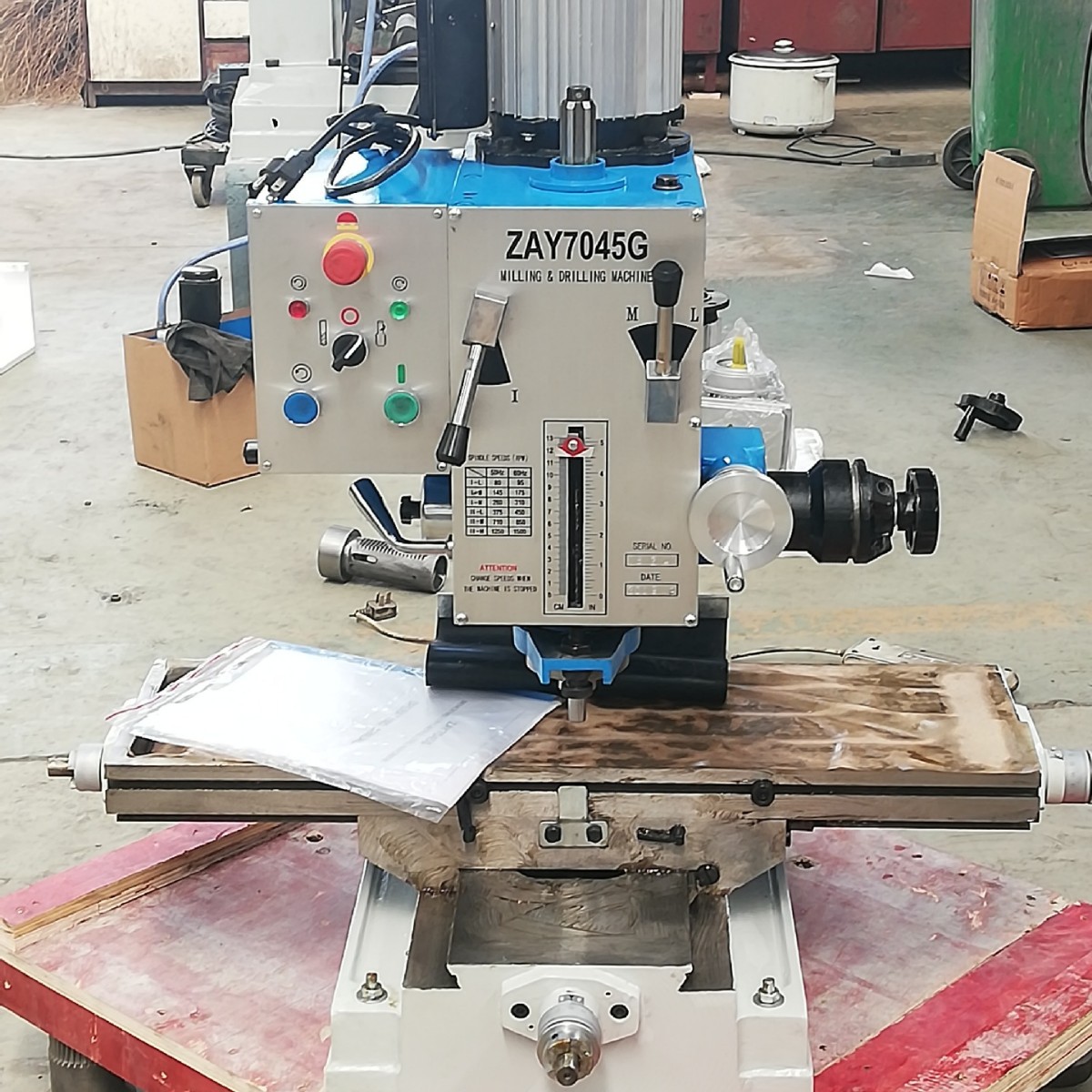 明美小型钻铣床 ZAY7045精密钻铣床  质量保证 量大从优
