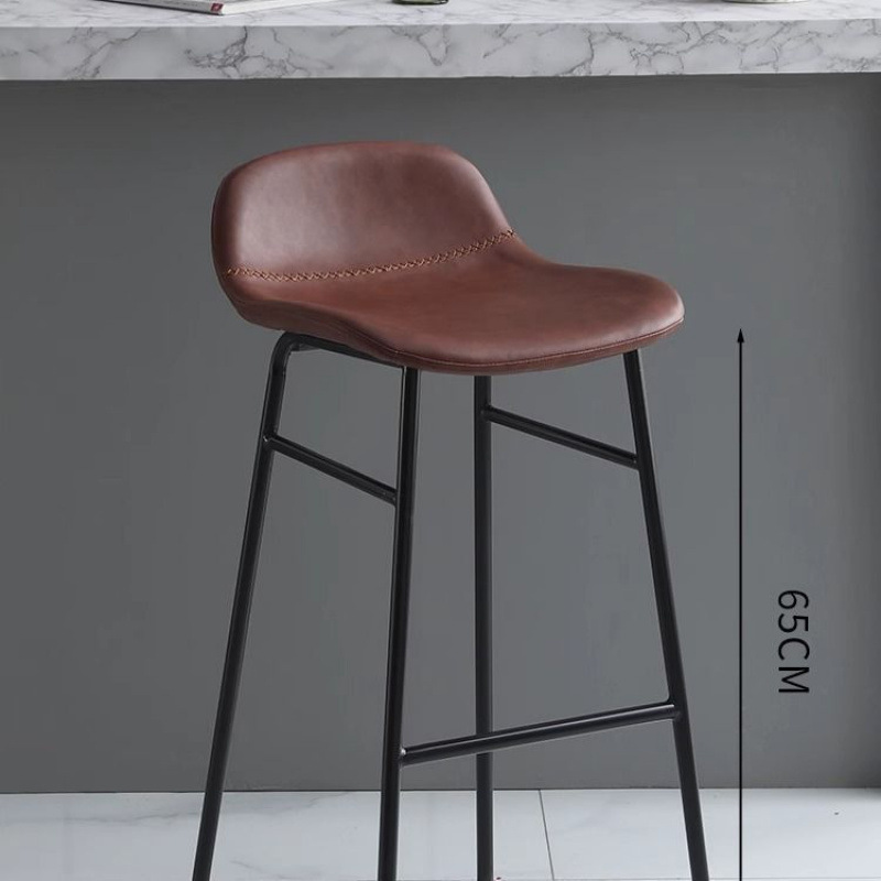 안장가죽 적갈색 [65cm 검정다리]