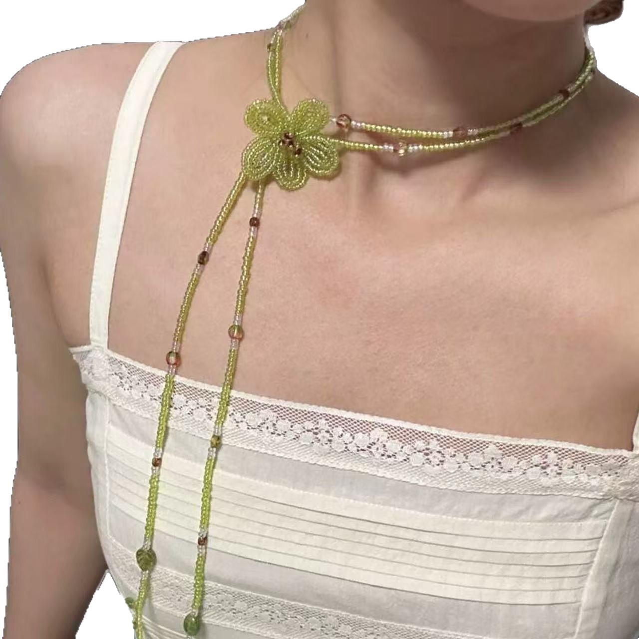 Bracciale a fiore smaltato oversize da donna, gioiello floreale_voghion.com