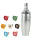 Cross-border high-pressure water gun Rotating nozzle stainless steel high-pressure ceramic cleaning lotus nozzle advertising root carving rust removal