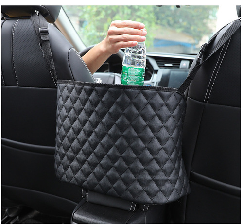 Storage net pocket between car seats Car net hanging car storage bag