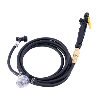 Car Wrap Installation, High-Pressure Spray | Car cleaning tools - black-pipe-with-filter-and-black-nozzle