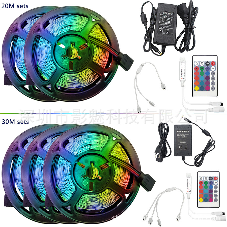 灯带套装5050灯带30灯/米led灯带裸板12v灯带24键迷你44键mini款-阿里巴巴