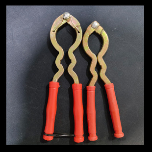 Thickened iron walnut clip red handle nut clip department store wholesale peeling walnut tools factory direct sales