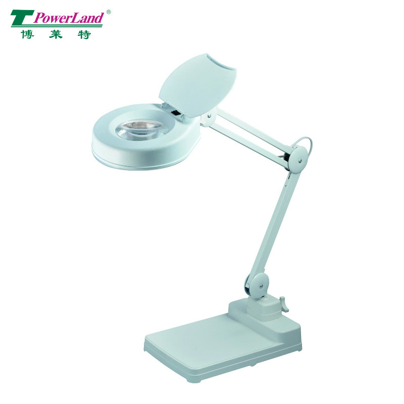 厂家供应127mm 8608DL LED桌面放大镜 带灯放大镜