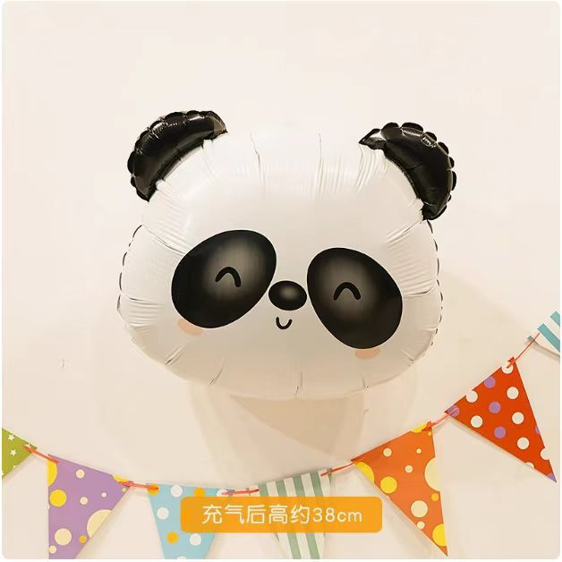 韩国ins可爱立体小熊铝膜卡通气球儿童生日百日宴派对拍照道具|undefined