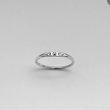 【R0623铜材质】爪印翅膀细戒指