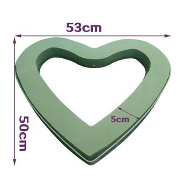 Flor de barro boda coche flor de barro con ventosa arreglo floral rectangular en forma de corazón en forma de V flor barro decoración suministros