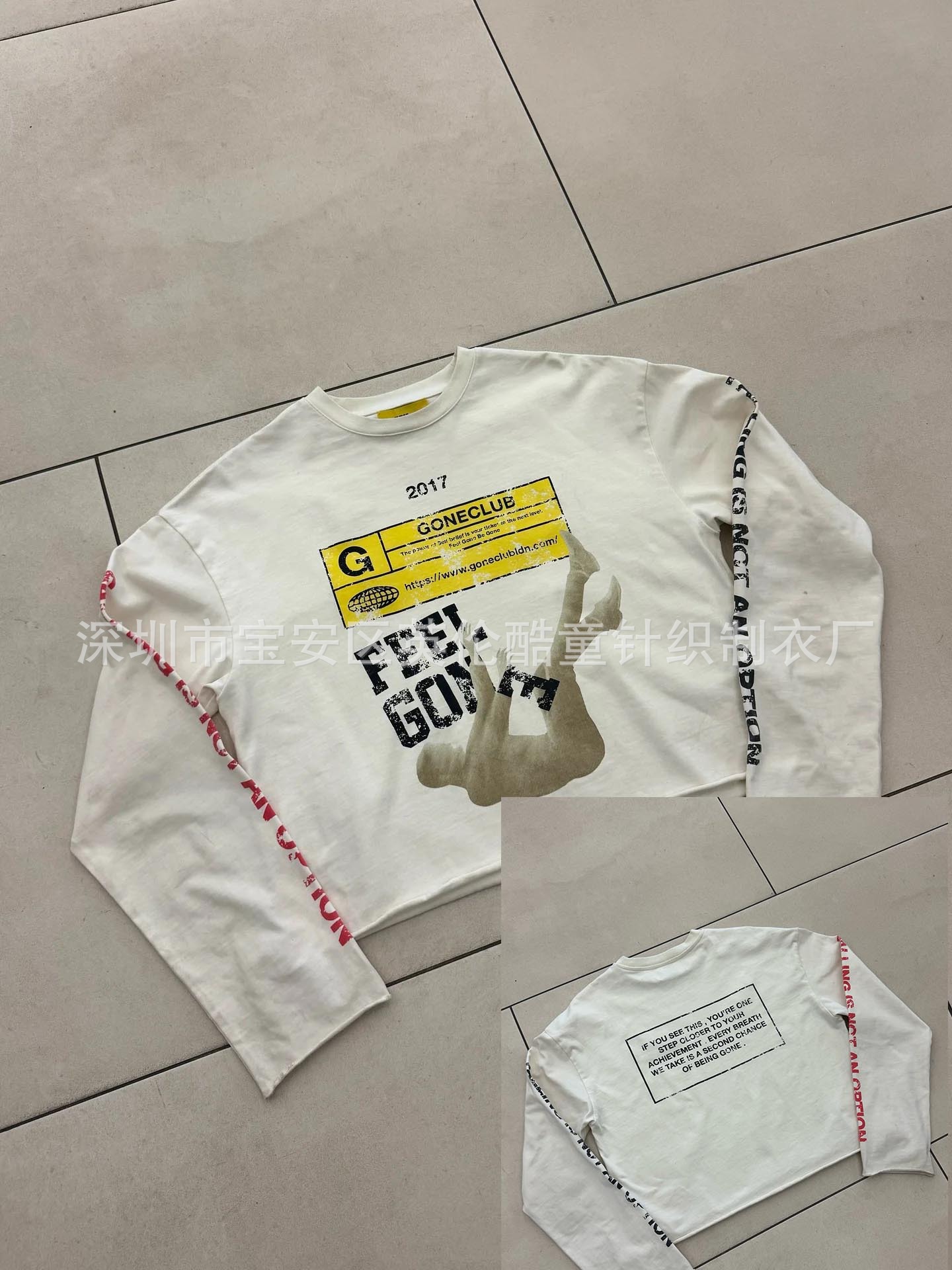 Other Goneclub Feel Gone T-shirt White