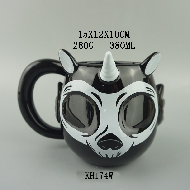 Cerámica Halloween Ghost Cups Ghost Day Maker Cups emoticon de dibujos animados vacaciones Maker Cups Cerámica Ghost Maker Cups